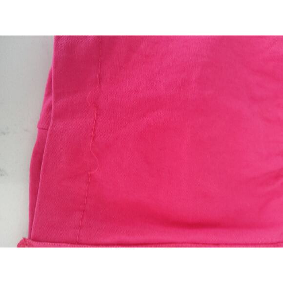 $Windsor Barbiecore hot pink strapless crop top Big Bow zip in back womens sz S - Picture 5 of 9